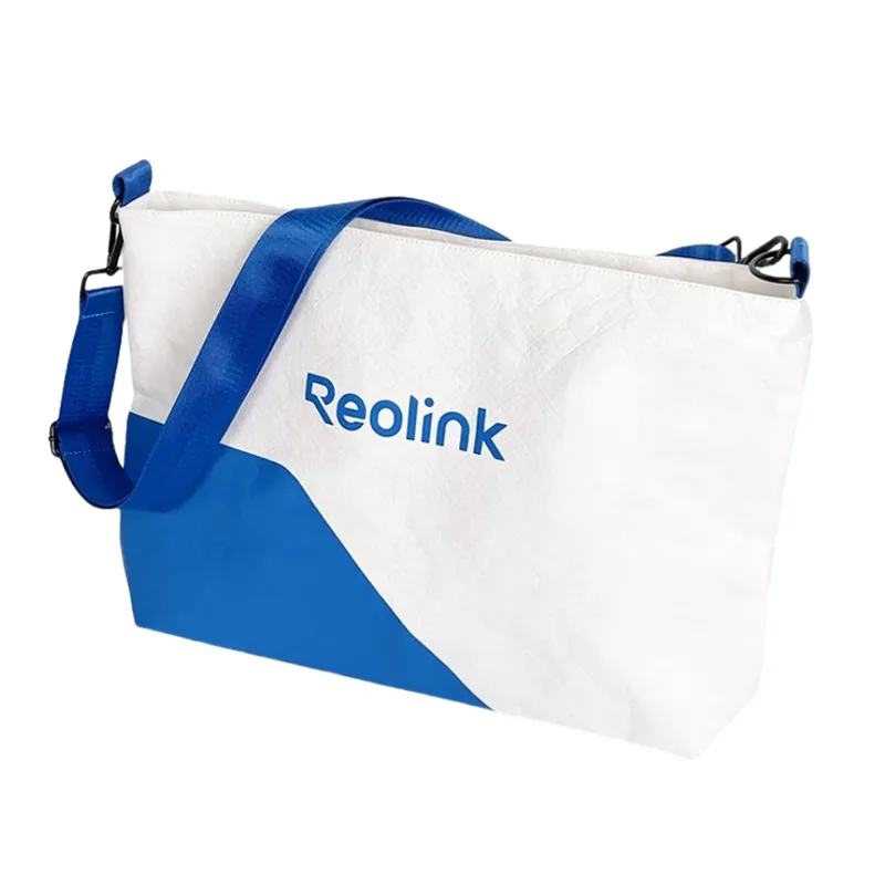 Bolso bandolera texturizado Tyvek
