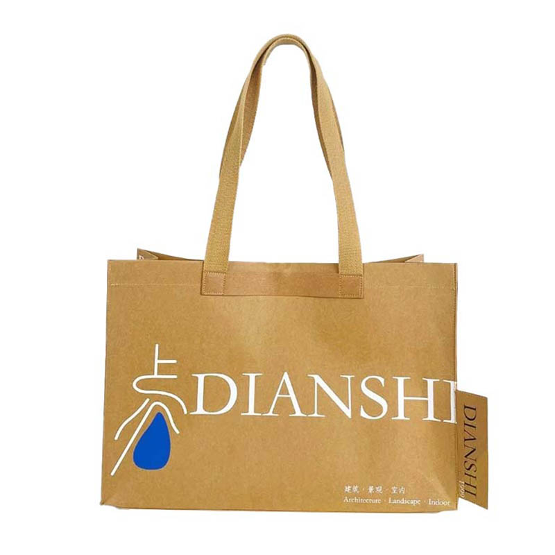 Bolsa de papel kraft de Kraft con bolsillo interior
